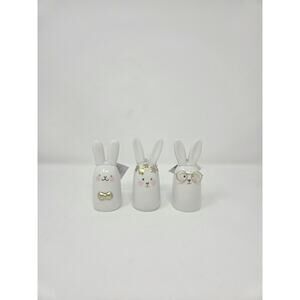 Ceramic Easter Bunny Set of 3